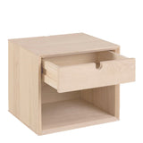 Wooden Bedside Cabinet Wall Mounted With 1 Drawer And Shelf - Century