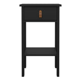 Wooden Bedside Cabinet With 1 Drawer - Barcelona