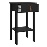 Wooden Bedside Cabinet With 1 Drawer - Barcelona