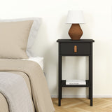Wooden Bedside Cabinet With 1 Drawer - Barcelona
