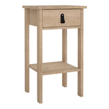 Wooden Bedside Cabinet With 1 Drawer - Barcelona
