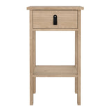 Wooden Bedside Cabinet With 1 Drawer - Barcelona
