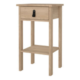 Wooden Bedside Cabinet With 1 Drawer - Barcelona