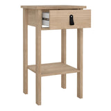 Wooden Bedside Cabinet With 1 Drawer - Barcelona