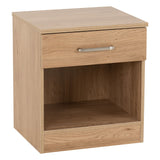 Wooden Bedside Cabinet With 1 Drawer - Dakota