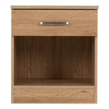 Wooden Bedside Cabinet With 1 Drawer - Dakota