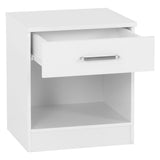 Wooden Bedside Cabinet With 1 Drawer - Dakota