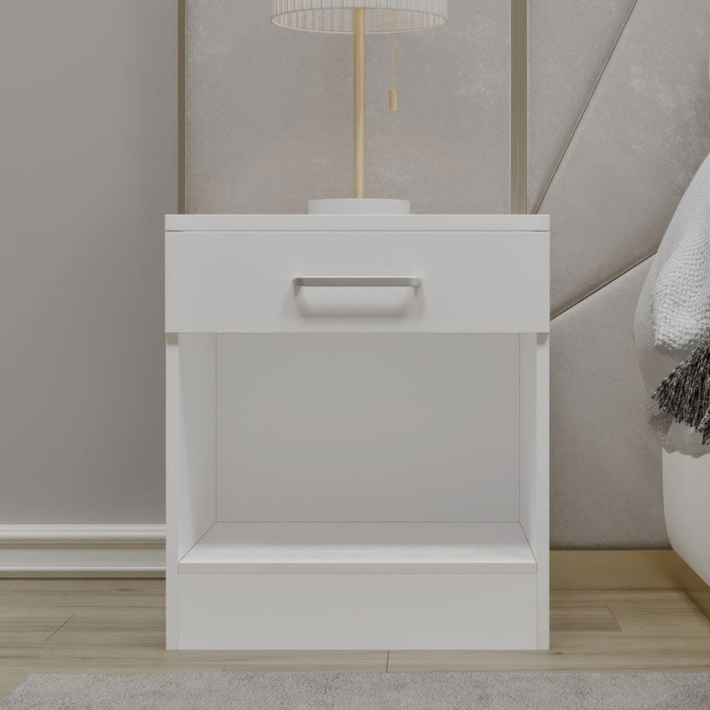 Wooden Bedside Cabinet With 1 Drawer - Dakota