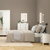 Wooden Bedside Cabinet With 2 Drawers - Barcelona