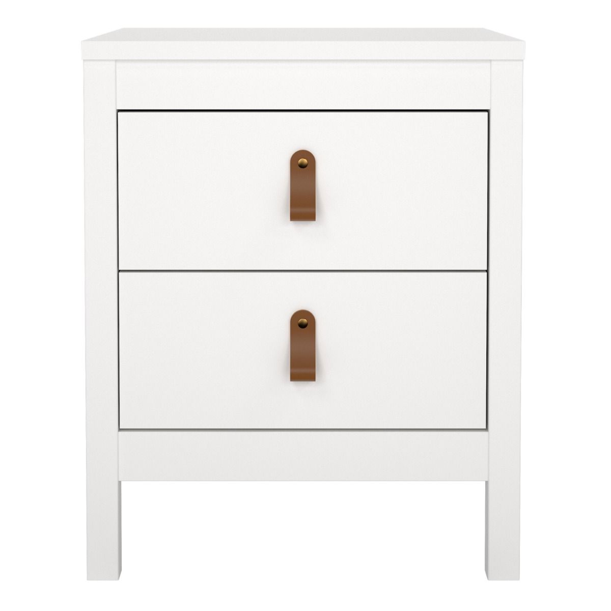 Wooden Bedside Cabinet With 2 Drawers - Barcelona