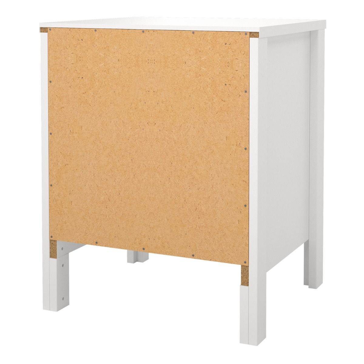 Wooden Bedside Cabinet With 2 Drawers - Barcelona