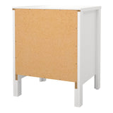 Wooden Bedside Cabinet With 2 Drawers - Barcelona