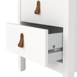 Wooden Bedside Cabinet With 2 Drawers - Barcelona
