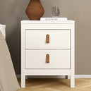 Wooden Bedside Cabinet With 2 Drawers - Barcelona