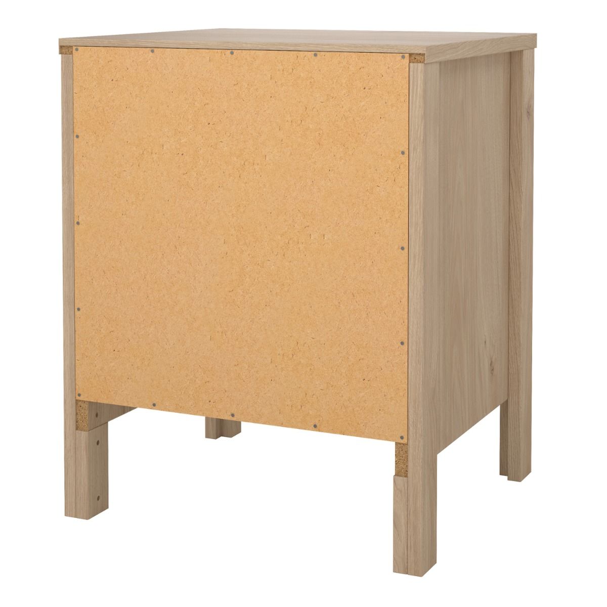Wooden Bedside Cabinet With 2 Drawers - Barcelona