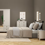 Wooden Bedside Cabinet With 2 Drawers - Barcelona