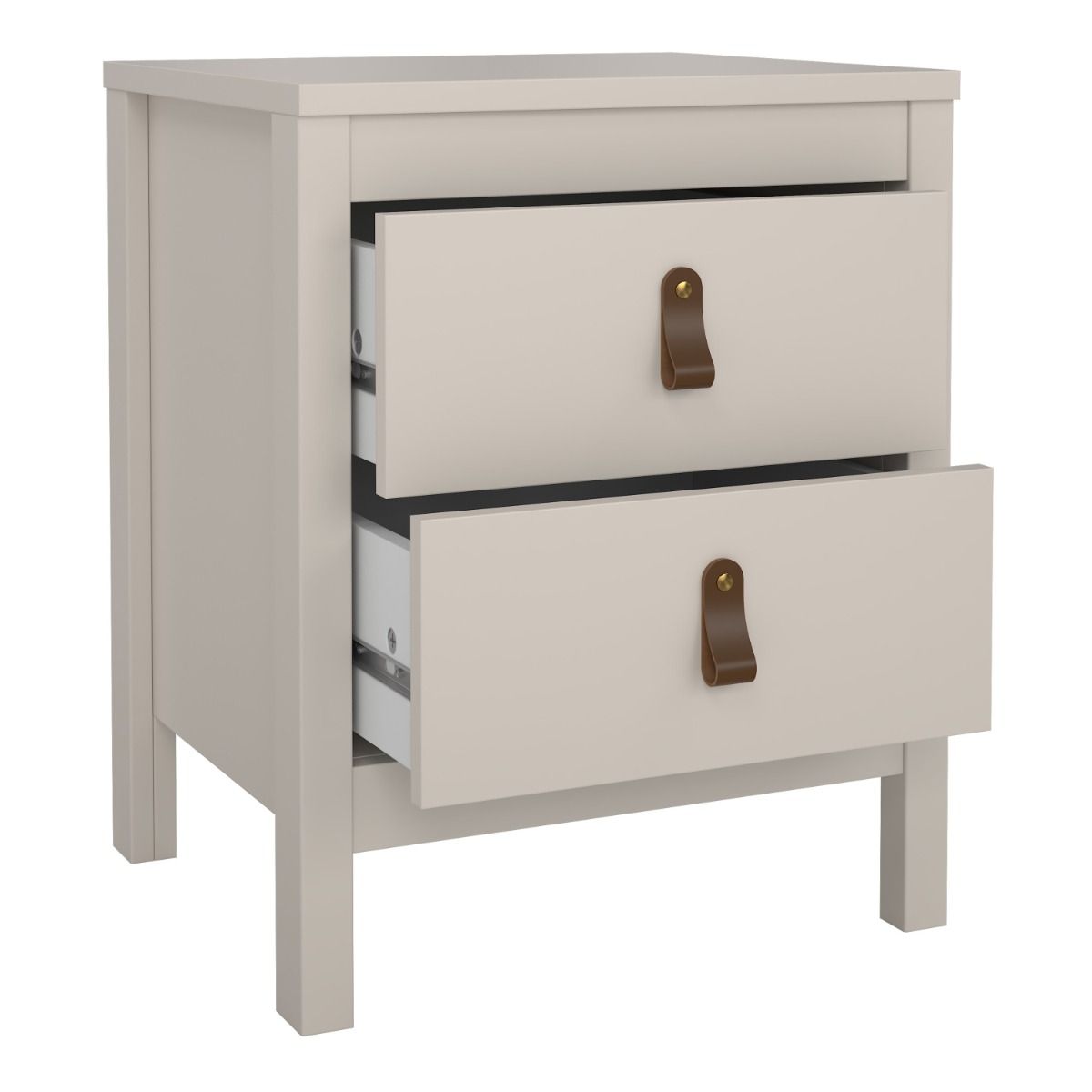 Wooden Bedside Cabinet With 2 Drawers - Barcelona