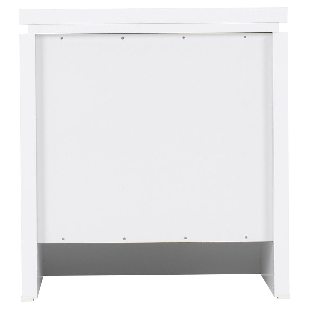 Wooden Bedside Cabinet With 2 Drawers - Charles