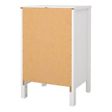 Wooden Bedside Cabinet With 3 Drawers - Barcelona