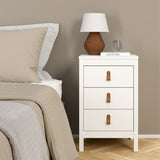 Wooden Bedside Cabinet With 3 Drawers - Barcelona