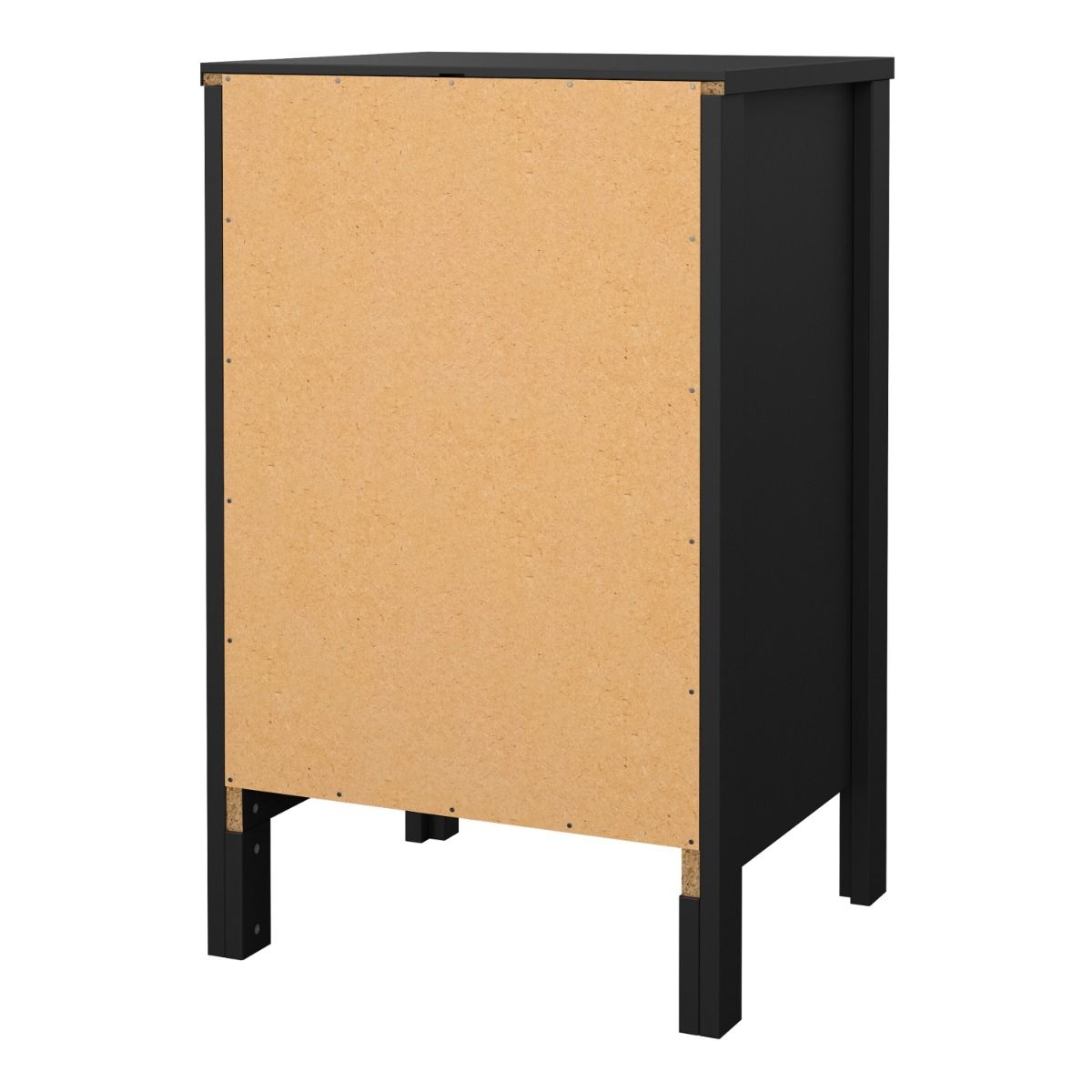 Wooden Bedside Cabinet With 3 Drawers - Barcelona