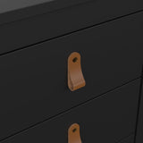 Wooden Bedside Cabinet With 3 Drawers - Barcelona