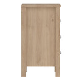 Wooden Bedside Cabinet With 3 Drawers - Barcelona