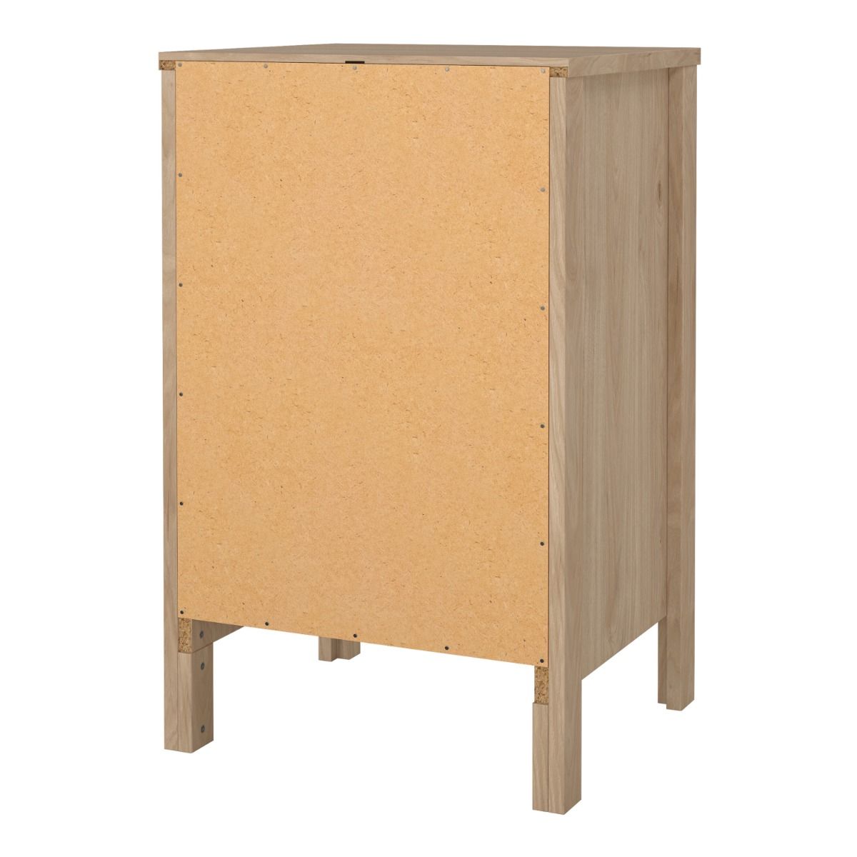 Wooden Bedside Cabinet With 3 Drawers - Barcelona