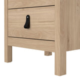 Wooden Bedside Cabinet With 3 Drawers - Barcelona