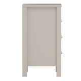 Wooden Bedside Cabinet With 3 Drawers - Barcelona