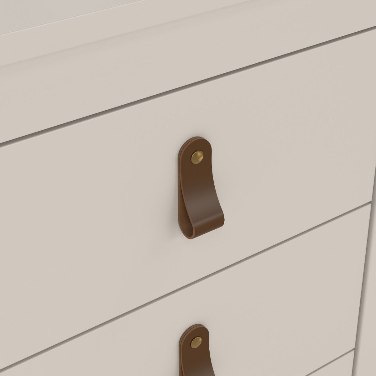 Wooden Bedside Cabinet With 3 Drawers - Barcelona