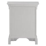 Wooden Bedside Cabinet With 3 Drawers - Bordeaux