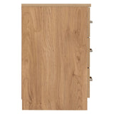 Wooden Bedside Cabinet With 3 Drawers - Dakota