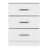 Wooden Bedside Cabinet With 3 Drawers - Dakota