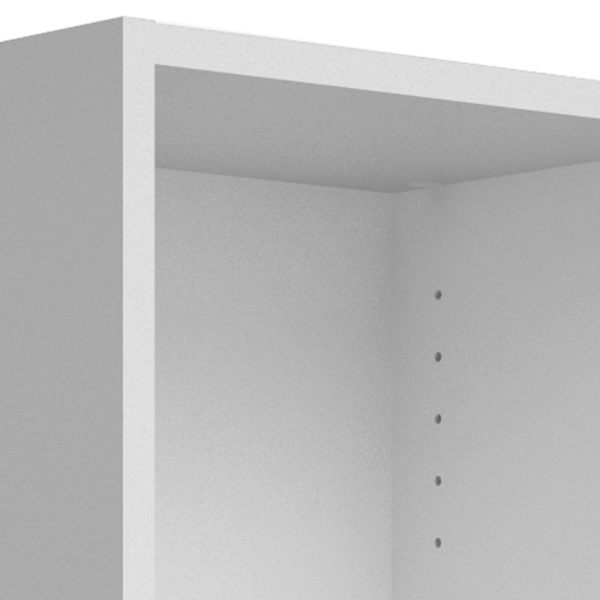 Wooden Bookcase With 2 Shelves Low And Narrow - Basic