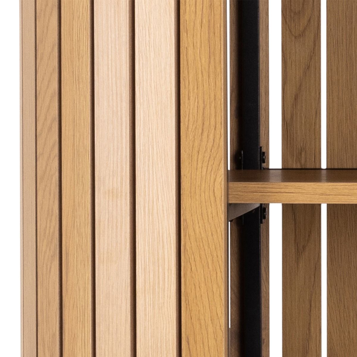 Wooden Bookcase With 3 Shelves - Colima