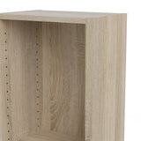 Wooden Bookcase With 4 Shelves Tall And Narrow - Basic