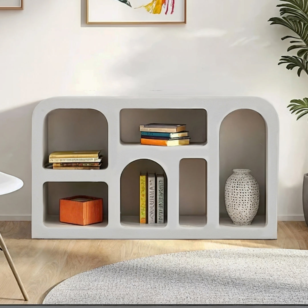 Wooden Bookcase Large in Geometric Design - Geo