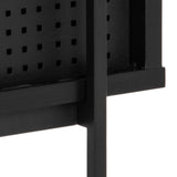 Wooden Bookcase Small With 2 Sliding Doors - Angus