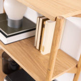 Wooden Bookcase Tall With 4 Shelves - Braidwood