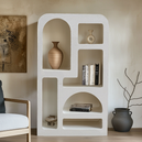Wooden Bookcase Tall in Geometric Design - Geo