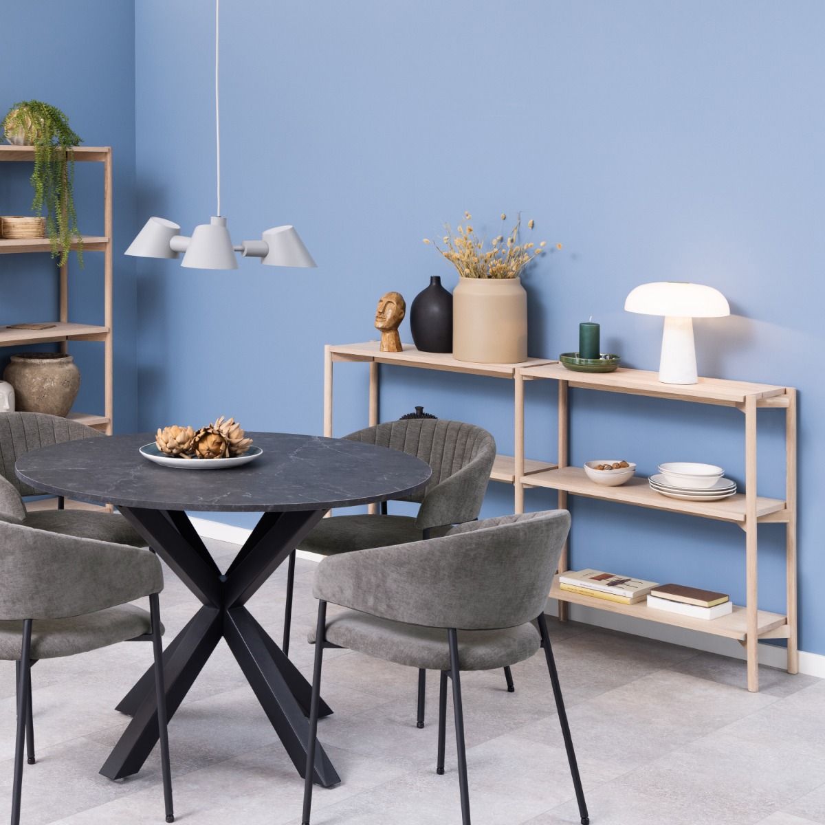 Wooden Bookcase Wide With 4 Shelves - Braidwood