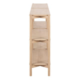 Wooden Bookcase Wide With 4 Shelves - Braidwood
