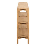 Wooden Bookcase Wide With 4 Shelves - Braidwood