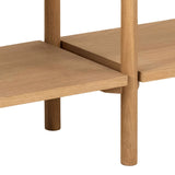 Wooden Bookcase Wide With 4 Shelves - Braidwood