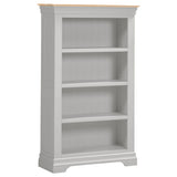 Wooden Bookcase With 4 Shelves - Bordeaux