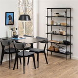 Wooden Bookcase With 5 Shelves - Angus