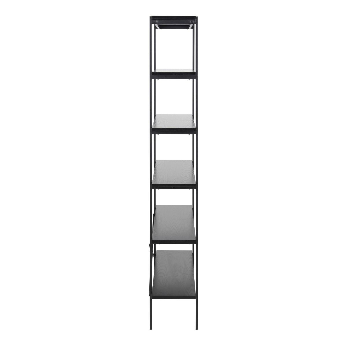 Wooden Bookcase With 5 Shelves - Angus