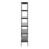 Wooden Bookcase With 5 Shelves - Angus