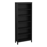 Wooden Bookcase With 5 Shelves - Barcelona